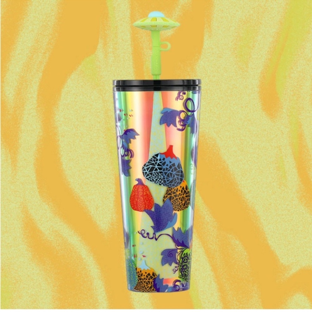 STARBUCKS Glow In The Dark UFO Cold Cup - 24 oz